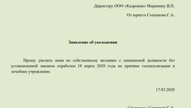 Причина увольнения в заявлении: что писать в Вианор