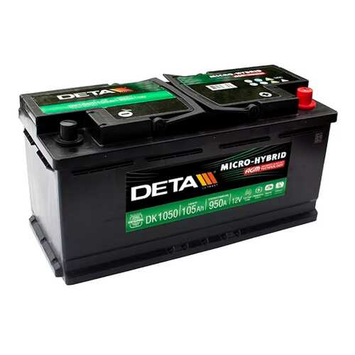 АКБ 140ah Deta Professional 12 V 140 Ah 800 A Etn 3 B0 513x189x223mm 36.86kg DETA DG1403 в Вианор