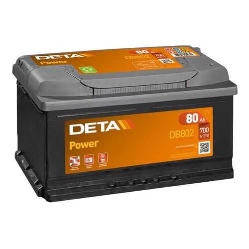 Аккумулятор автомобильный DETA DB802 80 Ач в Вианор