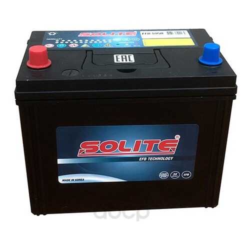 Аккумулятор автомобильный Solite EFBS95R START-STOP 80A/ч 790А полярность прямая в Вианор