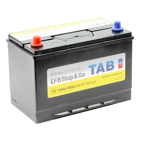 Аккумулятор легковой TAB EFB Stop&Go JIS 105Ач п/п в Вианор