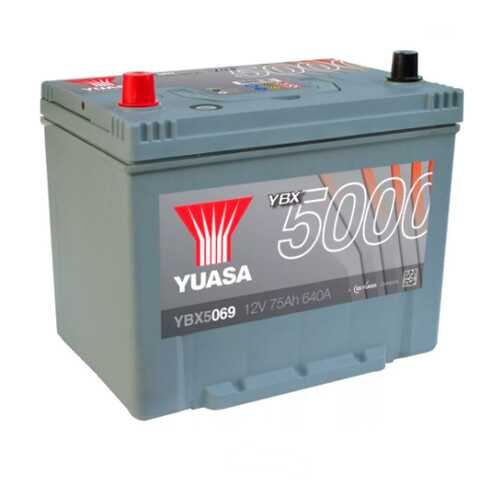 Аккумуляторная Батарея Silver High Performance[12v 75ah 640a B9] YUASA YBX5069-075 в Вианор