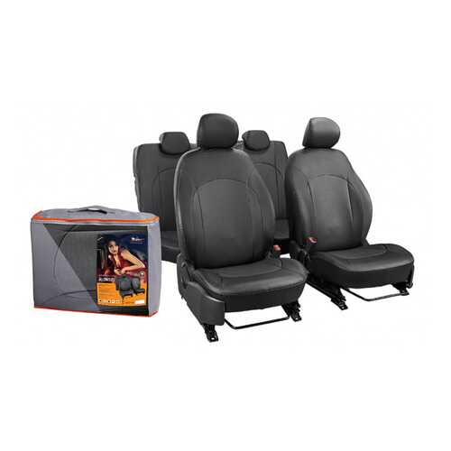 Чехлы для Nissan X-Trail (07-14 г.) Alonso 14 1/3 экокожа перф. черн. AIRLINE ACCS-A-58 в Вианор