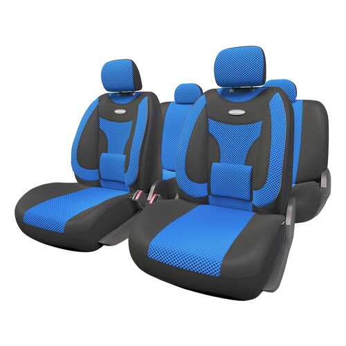 Комплект чехлов на сиденья Autoprofi Extra Comfort ECO-1105 BK/BL (M) в Вианор