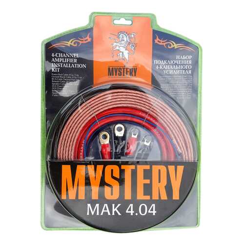 Комплект проводов для подключения усилителя Mystery MAK 4.04 в Вианор