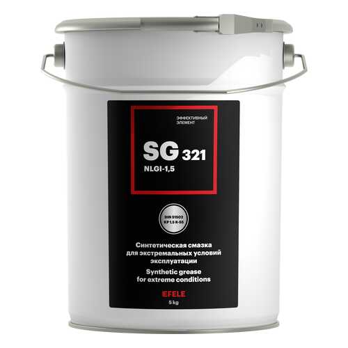 Пластичная смазка EFELE SG-321 (5 кг) в Вианор
