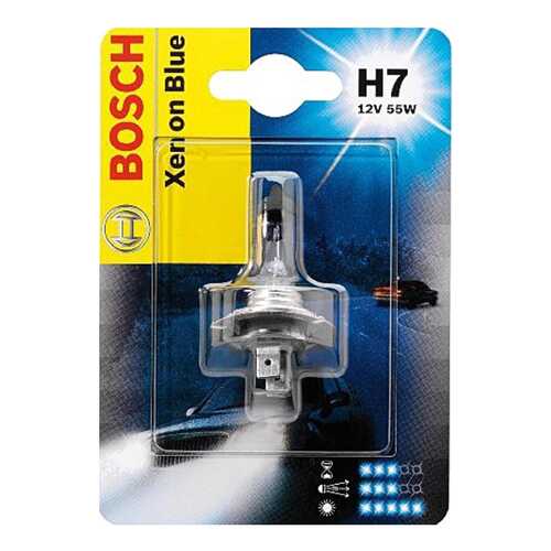Лампа галогенная Bosch 55W H7 1987302075 в Вианор
