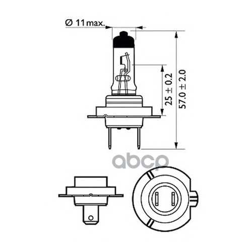 Лампа H7 (55w) Px26d Vision Moto 30% 12v 12972pr Bw 49026130 Philips 12972PRBW в Вианор