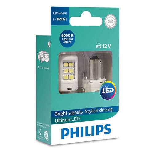 Лампа P21 Led White 11498 Ulw 12v X2 Philips арт. 11498ULWX2 в Вианор