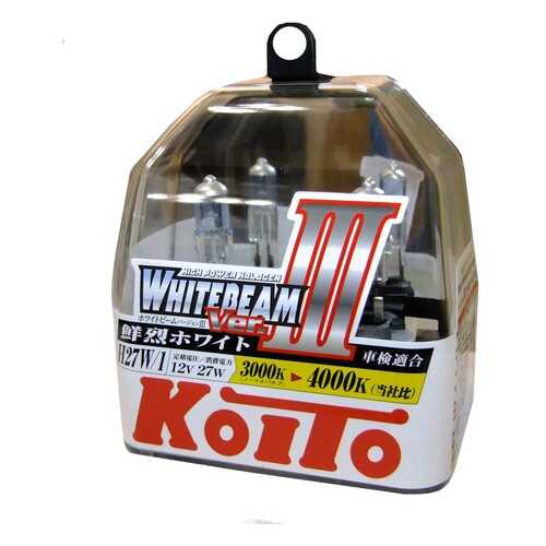 Лампа Высокотемпературная Koito Whitebeam, Комплект 2 Шт. Koito арт. P0728W в Вианор