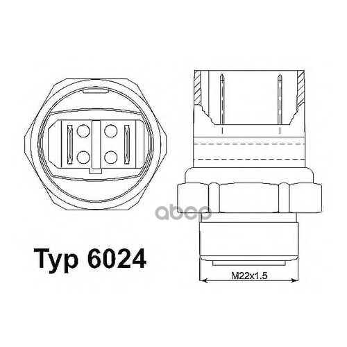 Датчик включения вентилятора Wahler 602495D в Вианор