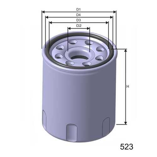 Масляный фильтр misfat Z260 в Вианор
