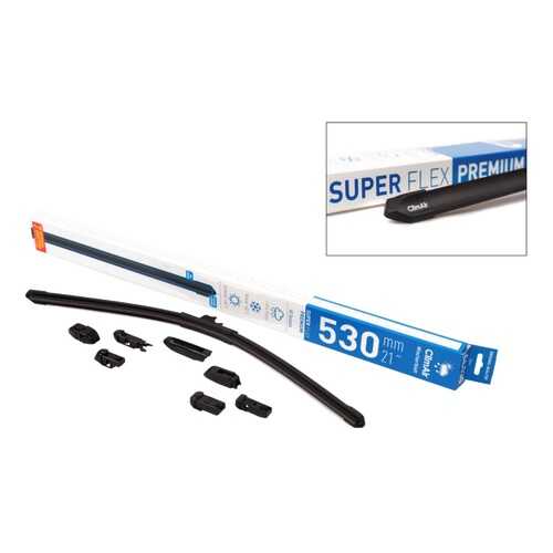 Щетка стеклоочистителя adapter Kit ClimAir SUPER FLEX PREMIUM 21 (530mm), 7 переходников в Вианор