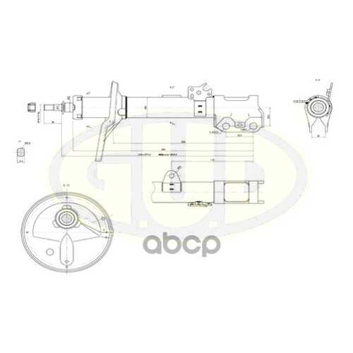 Амортизатор подвески G.U.D GSA335040 в Вианор