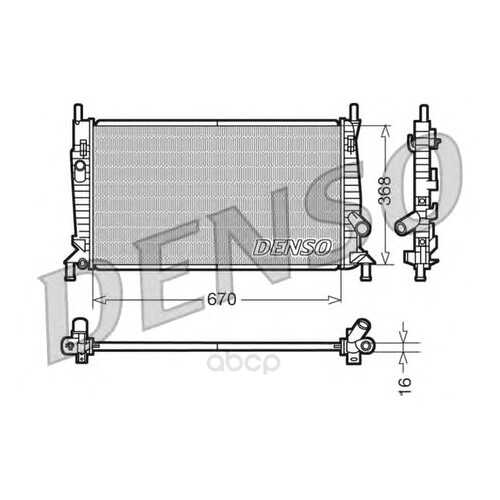 Радиатор 670x368 Denso DRM10075 в Вианор