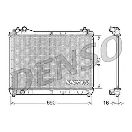 Радиатор Denso DRM47016 в Вианор