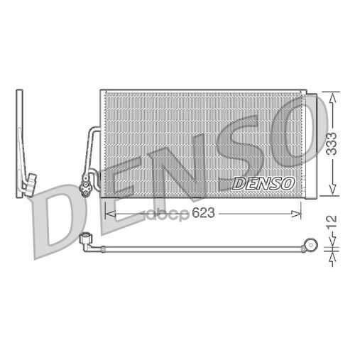 Радиатор кондиционера DENSO DCN05102 в Вианор
