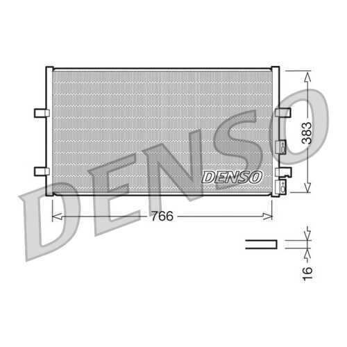 Радиатор кондиционера Denso DCN10009 в Вианор