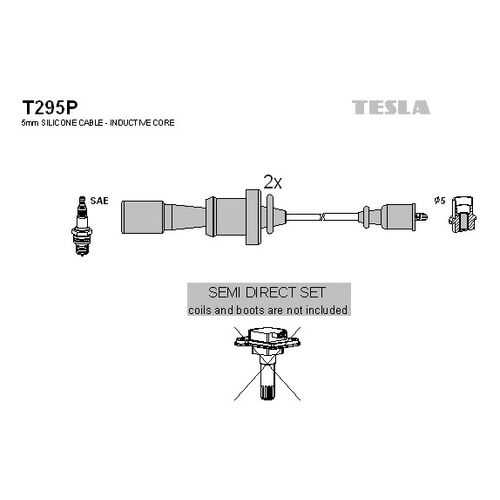Комплект проводов зажигания TESLA T295P в Вианор
