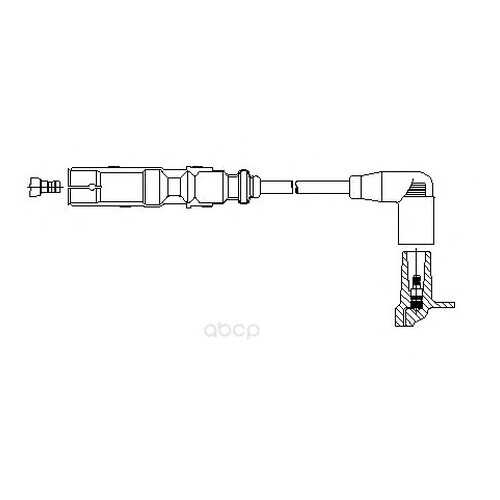 Провод высоковольтный audi/seat/skoda/vw BREMI 162/27 в Вианор