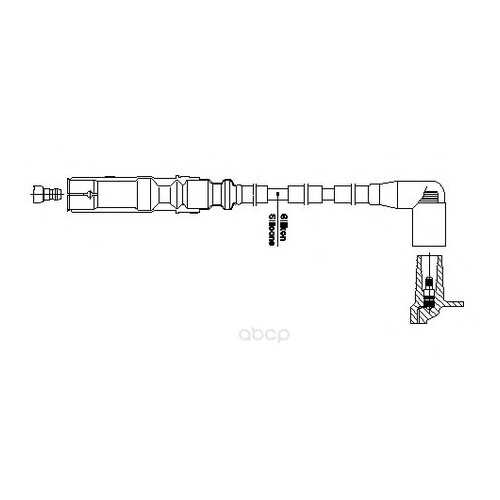 Провод высоковольтный audi/skoda/vw BREMI 1a32h42 в Вианор