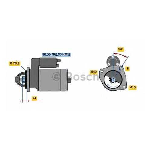 Стартер Bosch 0001107442 в Вианор