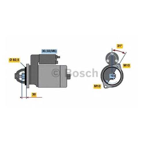 Стартер Bosch 0001109290 в Вианор
