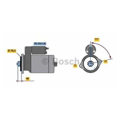 Стартер Bosch 0001123016 в Вианор
