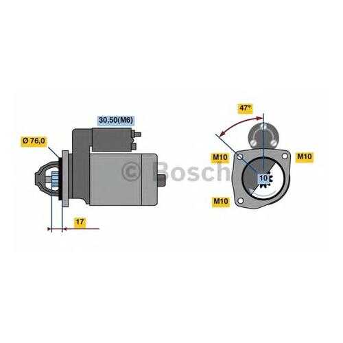 Стартер Bosch 0986022840 в Вианор