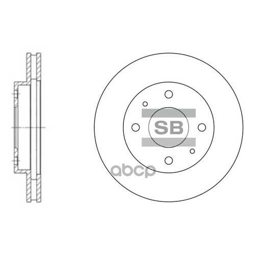 Диск тормозной SANGSIN BRAKE SD4302 в Вианор