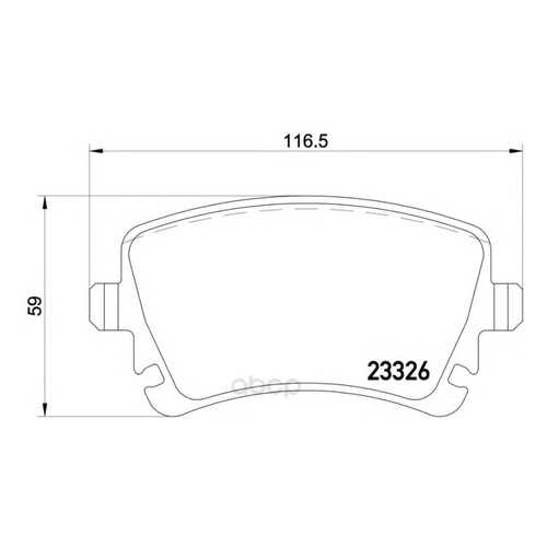 Колодки тормозные дисковые, комплект Hella 8DB355011-641 в Вианор