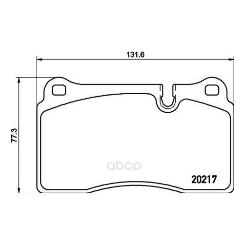 Колодки тормозные Hella 8DB355013201 в Вианор