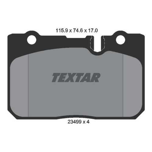 Комплект тормозных дисковых колодок Textar 2349901 в Вианор