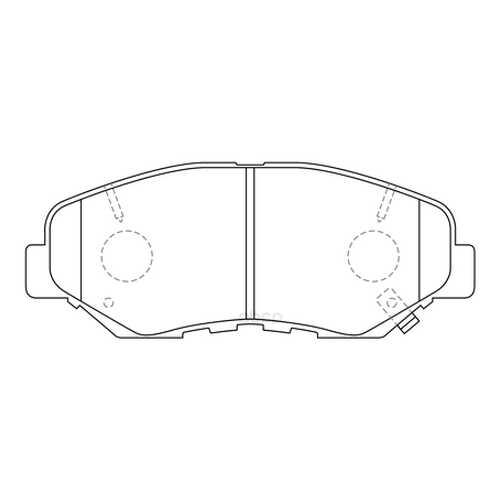 Комплект тормозных колодок FIT FP0914 в Вианор
