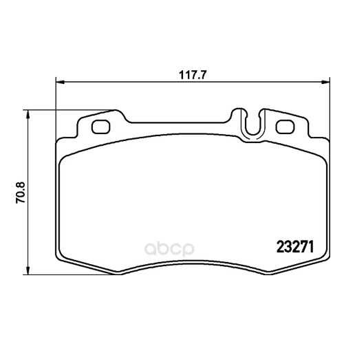 Комплект тормозных колодок Hella 8DB355015851 в Вианор