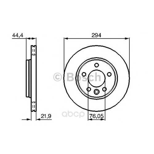 Тормозной диск Bosch 0986479097 в Вианор