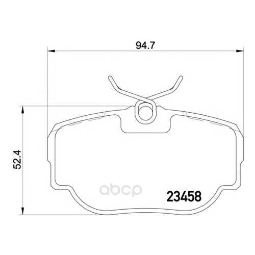 Тормозные колодки дисковые HELLA 8DB355009541 в Вианор