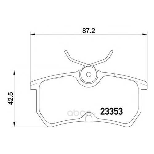 Тормозные колодки дисковые HELLA 8DB355018411 в Вианор