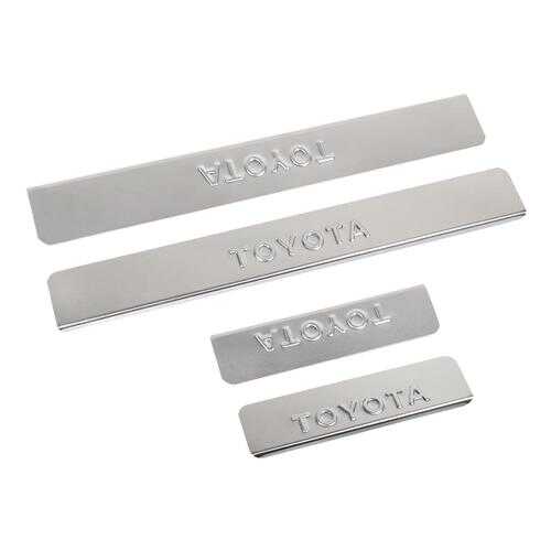 Накладки на пороги Toyota Corolla 2007-2013 Dollex NPS-045 в Вианор