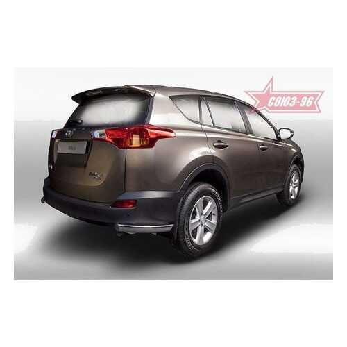 Защита задняя уголки 75x42 Souz-96 для Toyota RAV-4 2013 в Вианор