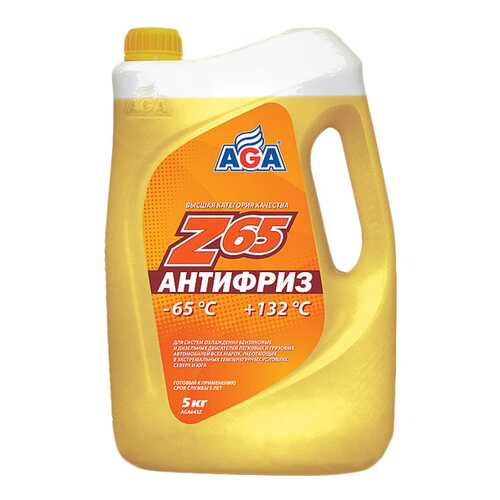 Антифриз AGA G11 желтый 5л в Вианор