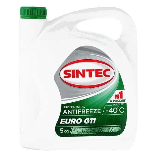 Антифриз SINTEC EURO G11 (зеленый) 5кг в Вианор