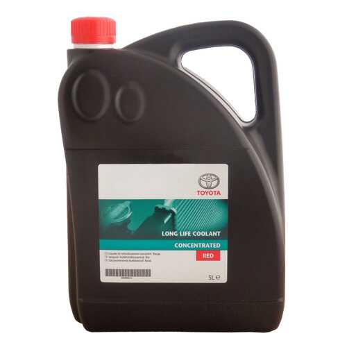 Антифриз Toyota LONG LIFE COOLANT CONCENTRATED Красный Концентрат 5л 5.05кг в Вианор