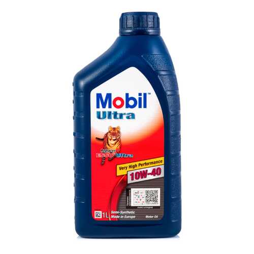 Масло моторное MOBIL Ultra 10W40 полусинтетическое 1 л 152625 в Вианор