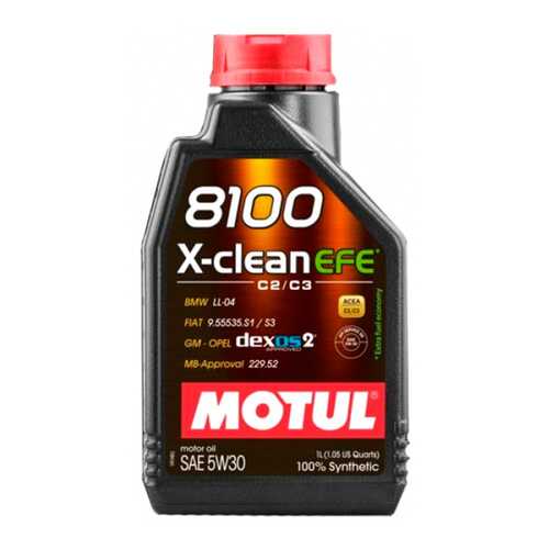 Масло моторное Motul 8100 X-clean EFE 5W30 1 л 109470 в Вианор