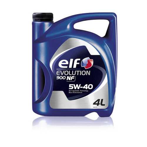 Моторное масло elf Evolution 900 NF 5W-40 4л в Вианор