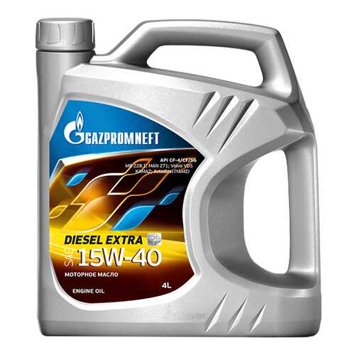 Моторное масло Gazpromneft Diesel Extra 15W-40 4л в Вианор