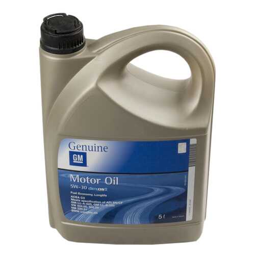 Моторное масло General Motors Dexos2 Dexos2 Longlife 5W-30 5л в Вианор