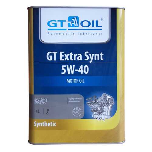 Моторное масло GT-Oil Extra Synt 5W-40 4л в Вианор