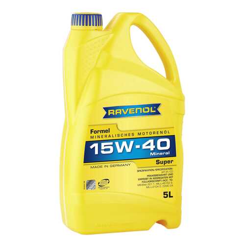 Моторное масло Ravenol Formel Super SAE 15W-40 5л в Вианор